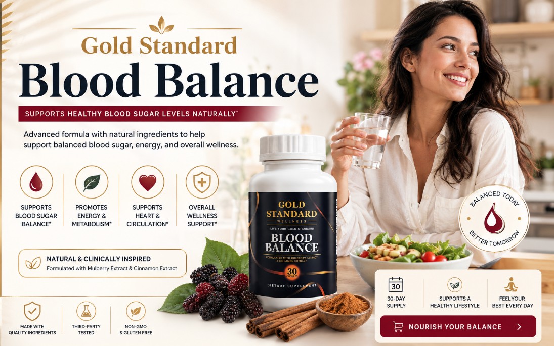 Gold Standard Blood Balance product highlights